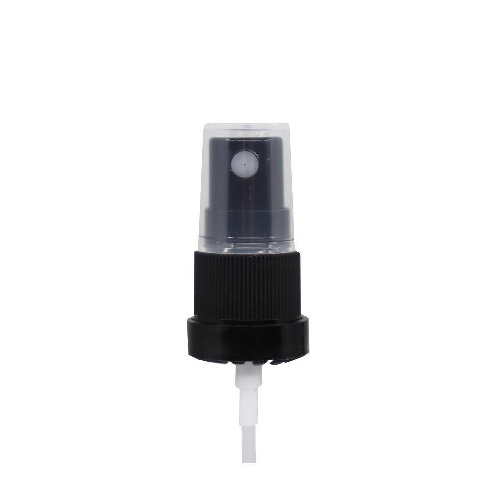 Atomiser Spray Lids - Black With Cap - 18mm